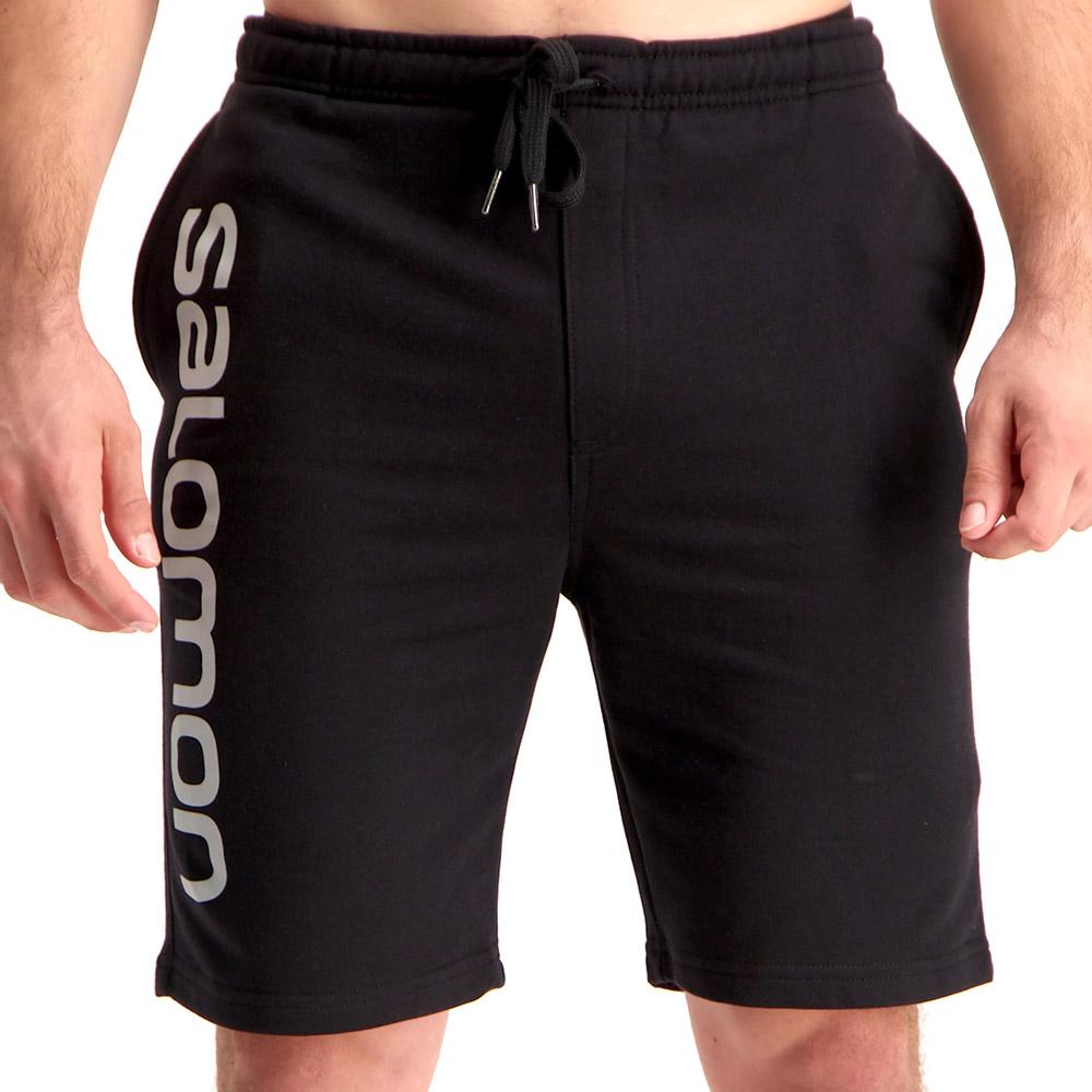 SALOMON ECHO FLEECE M Philippines - Men's Shorts - Black | 896174-QTH